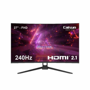 Monitor Gamer Caixun 27" FHD, 240Hz, VA, Curvo 1500R, 1ms, Adaptive Sync, HDMI 2.1, DP 1.4, HDR10, C27C2F