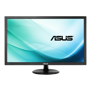Monitor Asus 22", 1ms, 75Hz, TN, HDMI, VGA, Parlantes, Flicker Free, Filtro de Luz Azul, VP228HE