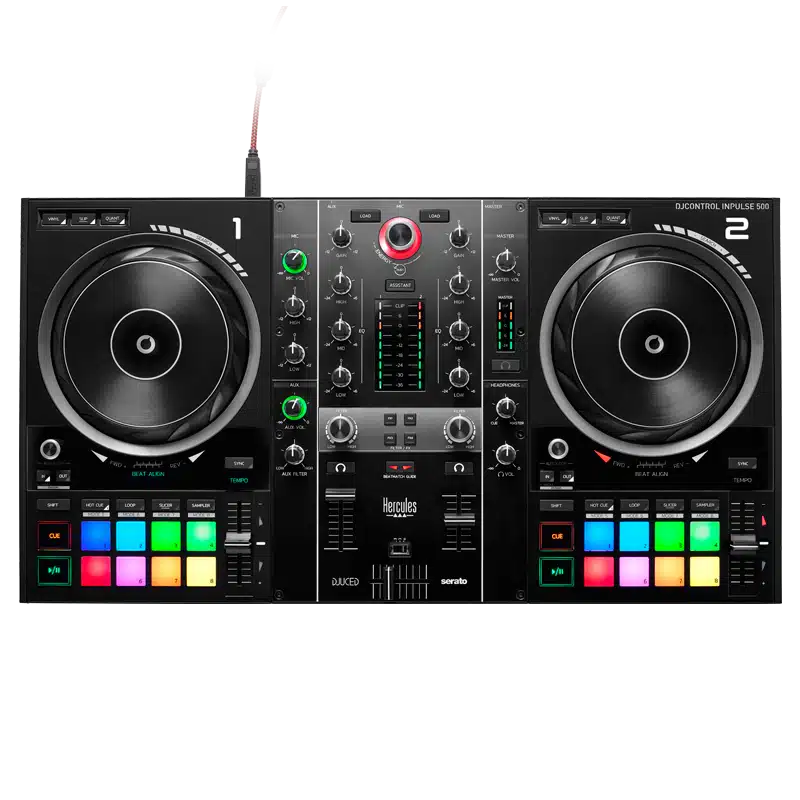 Controlador DJ Hercules INPULSE 500 - Lapshop Chile