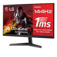 Monitor LG UltraGear 24", 24GN60R-B, FULL HD, IPS, 144Hz, 1ms, Adaptive Sync, AMD FreeSync Premium, HDR10 - Lapshop Chile
