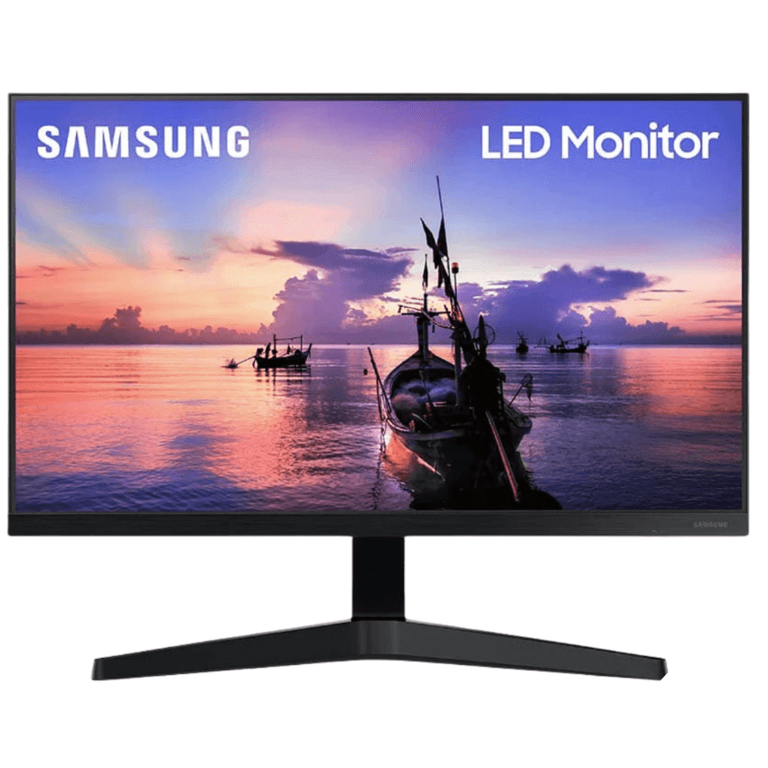 Monitor Samsung LF24T350FHLXZS, 24", IPS, Full HD (1920x1080), Borderless, 75Hz, 5ms, HDMI, VGA, AMD FreeSync - Lapshop Chile